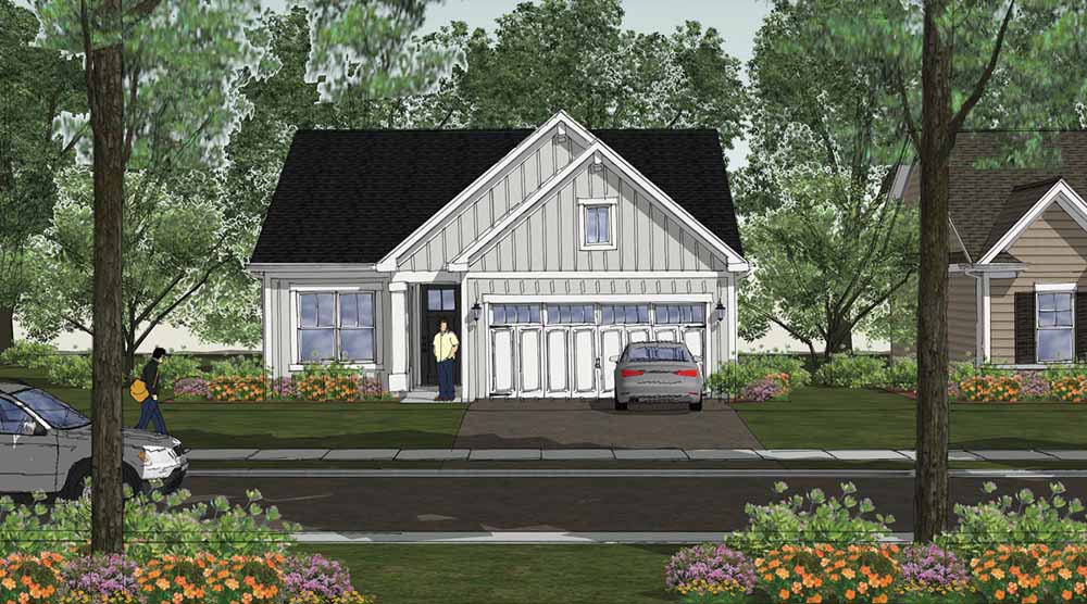 Rendering of Single Family Home